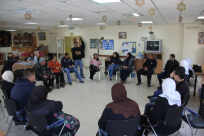  بالصور: مجموعة "رقاء" في زيارة لدار المسنين في مدينة يافا 